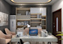 design modern office interior with professional  3d render